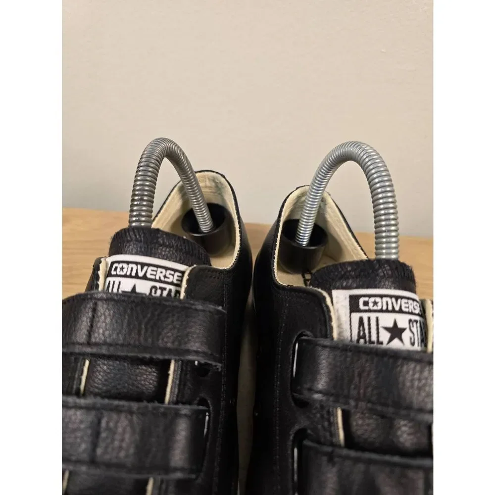 Converse Chuck Taylor All Star V-3 OX Black 3 Strap Women's Shoes Size 7.5